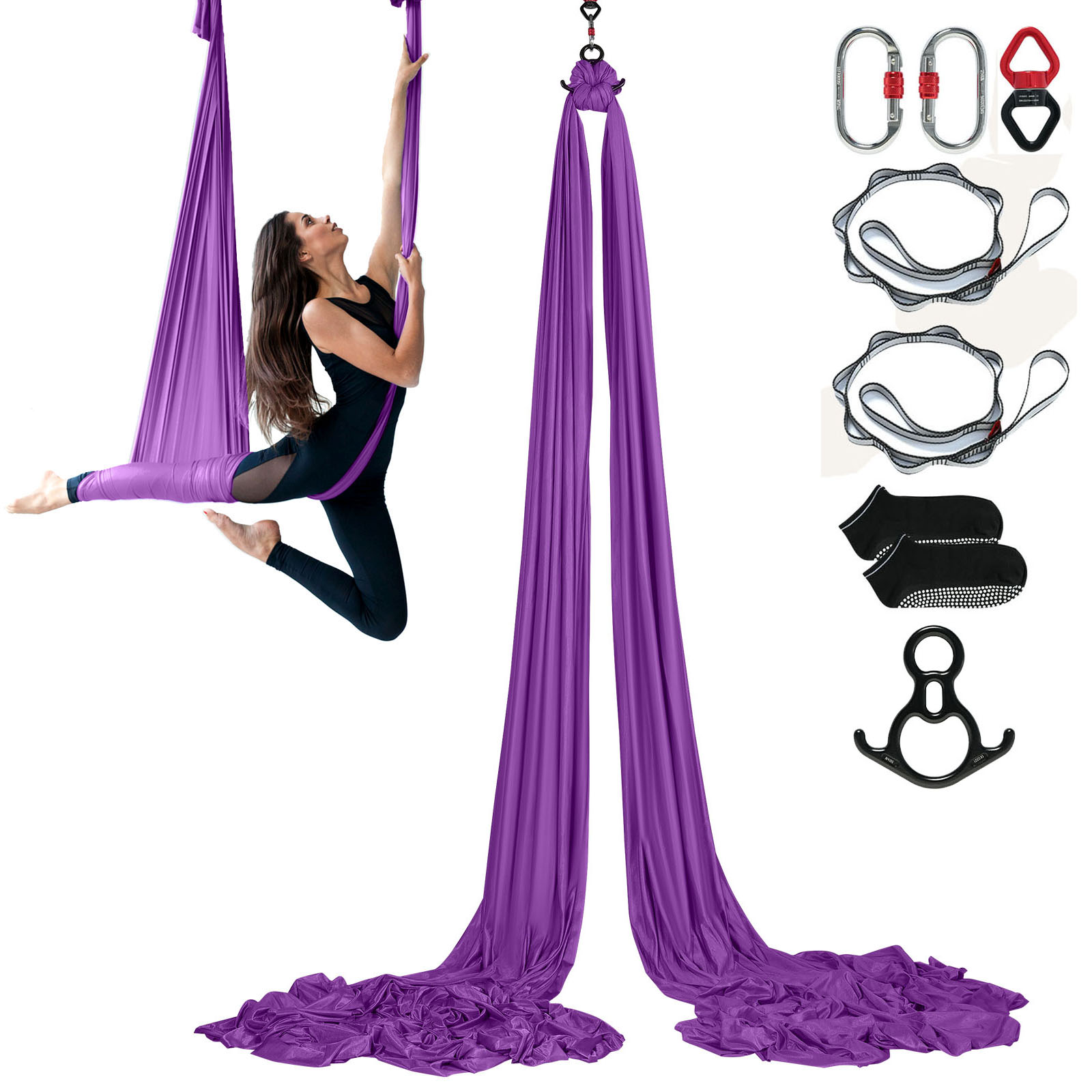 Aerial Silk Hammock - Hamac de yoga aérien et kit