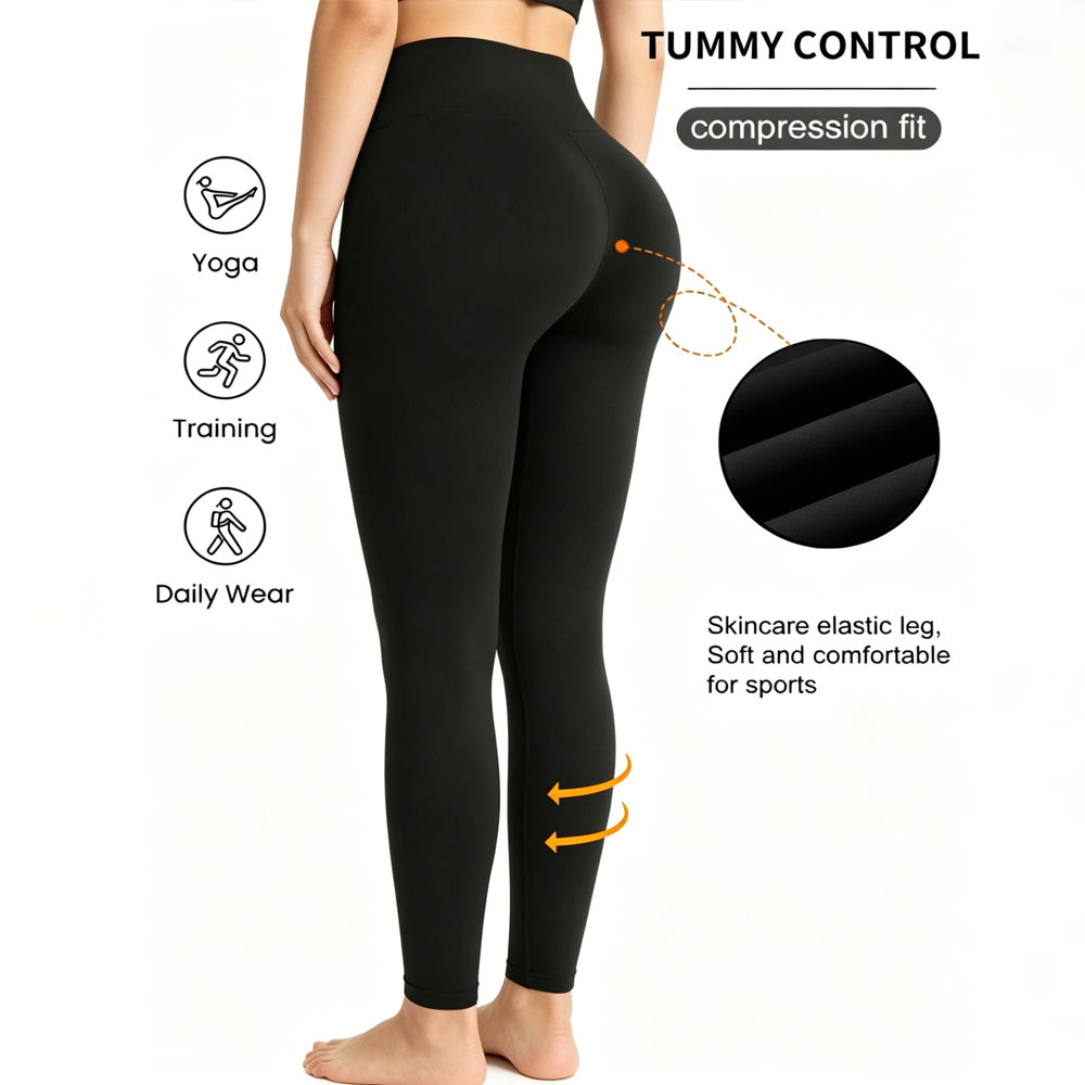 Pilates Yoga Stretching - Leggings de sport pour femme, ultra-extensibles,
