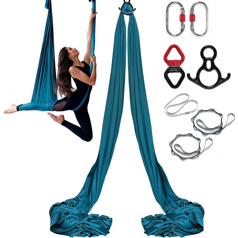 Aerial Silk Hammock - Kit de soie aérienne de 11