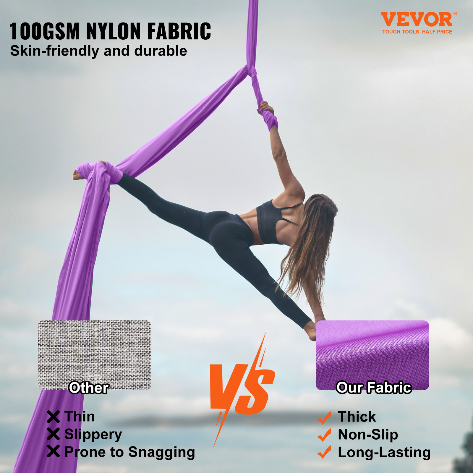 Hamac de yoga aérien et kit de - Aerial Silk Hammock avis et prix