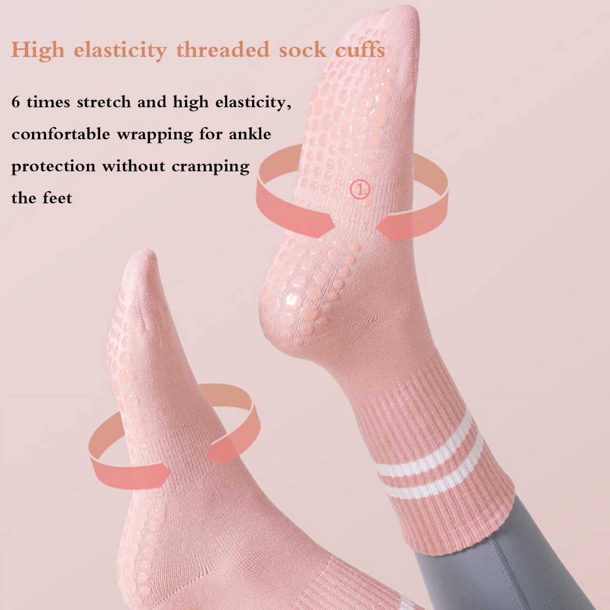 Chaussettes Pilates avec poign - Pilates Yoga And Barre avis et prix