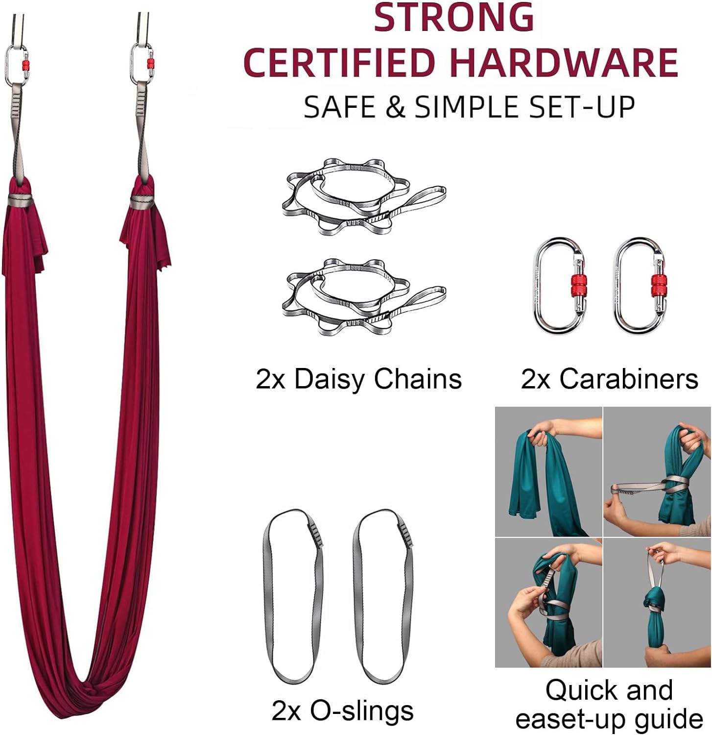 Ensemble de hamac de yoga aéri - Aerial Silk Hammock avis et prix