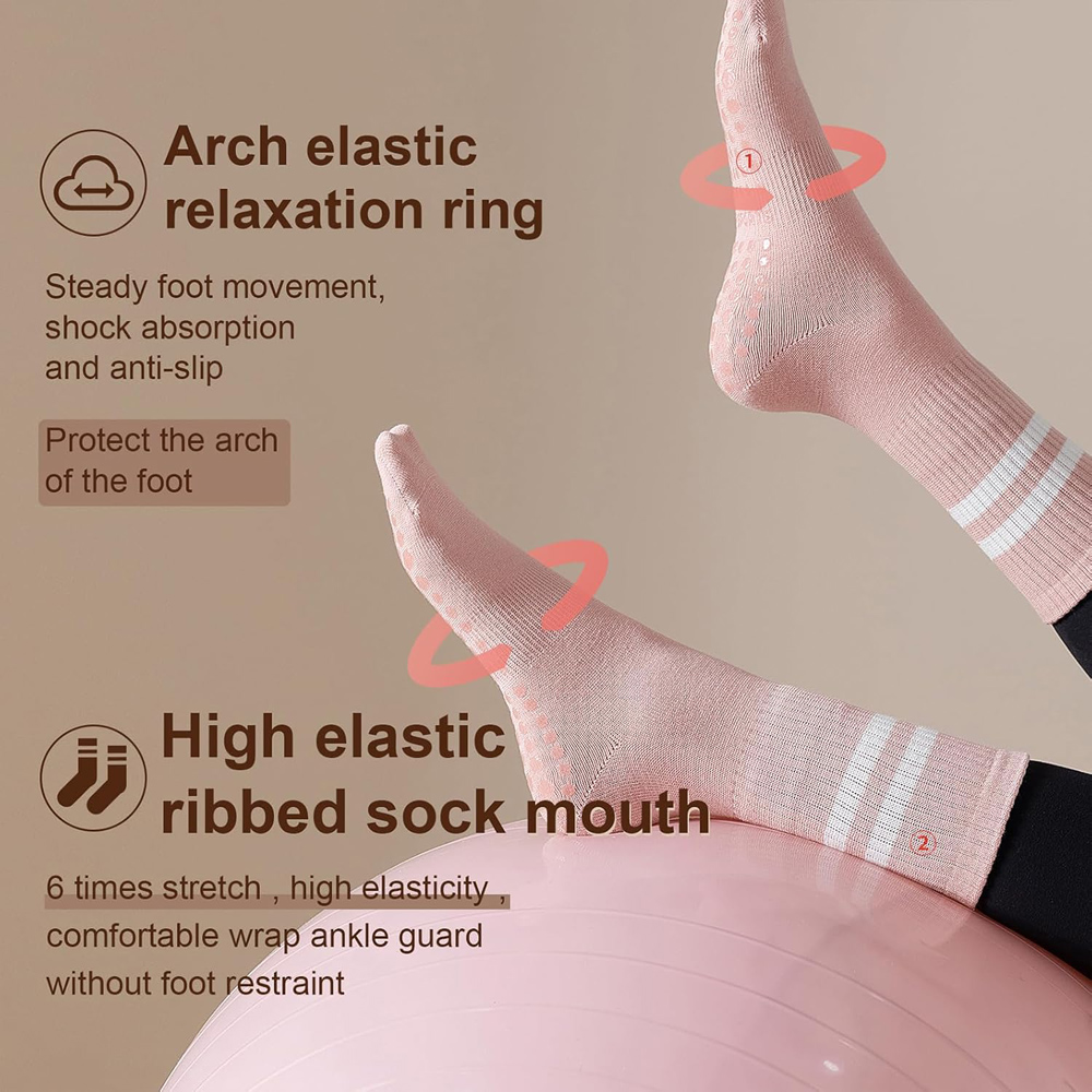 Chaussettes de yoga et de pila - Pilates Yoga And Barre avis et prix