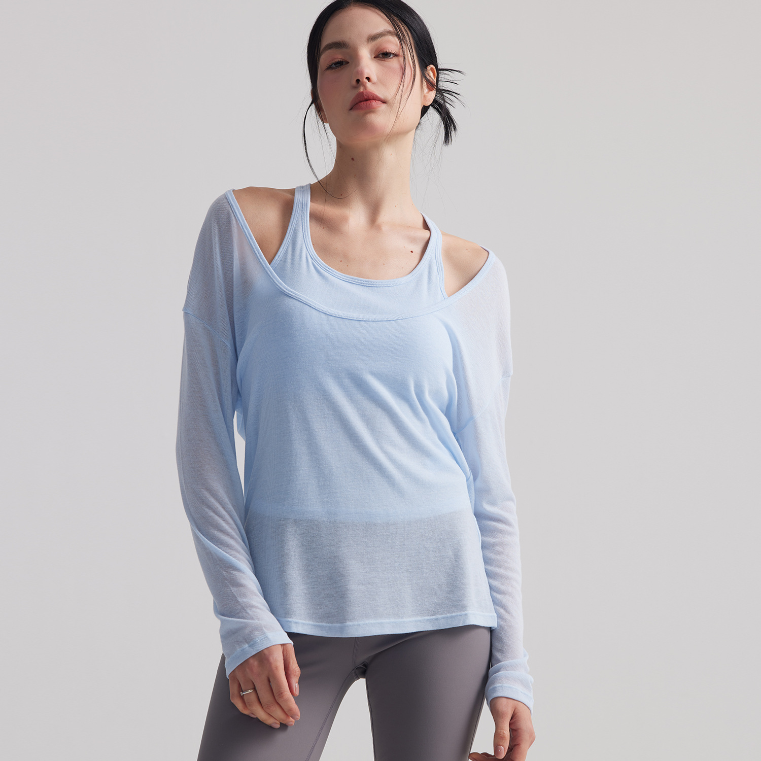Tunique de sport ample semi-tr - Pilates Yoga And Gym avis et prix