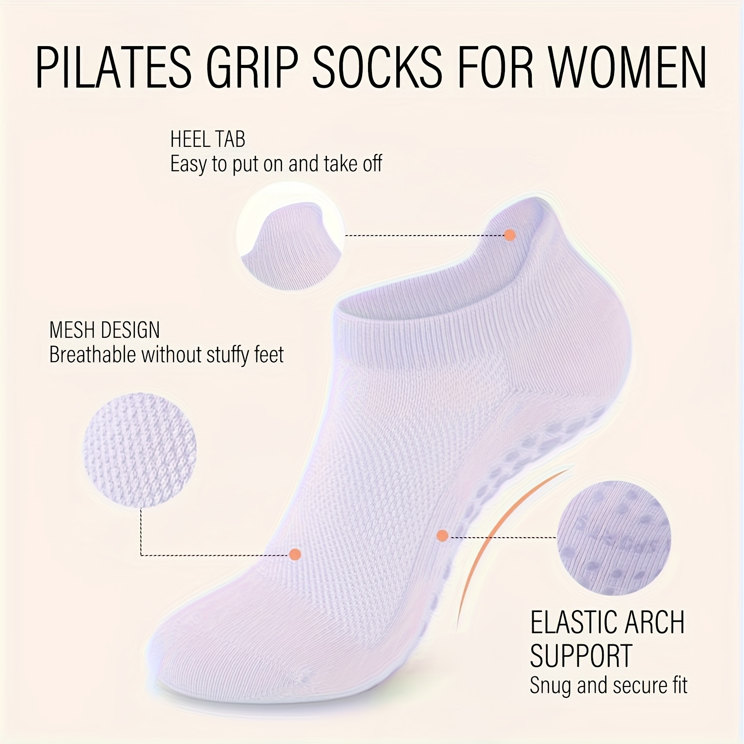 1 paire de chaussettes de Pila - Pilates Yoga And Barre avis et prix