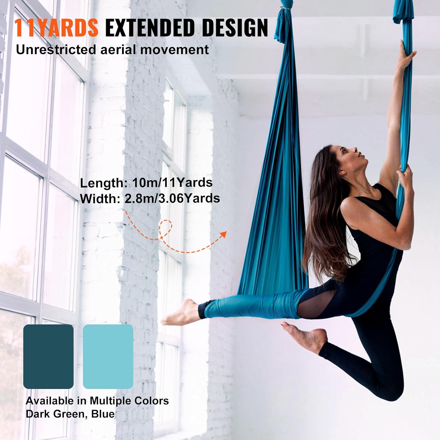 Kit de soie aérienne de 11 yar - Aerial Silk Hammock avis et prix