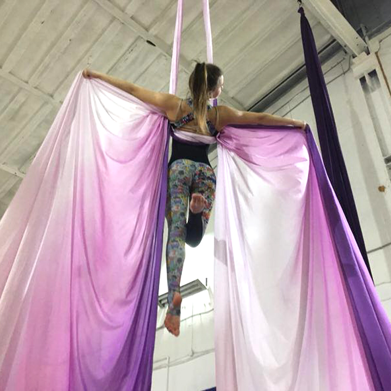 Hamac de yoga ombre anti-gravi - Aerial Silk Hammock avis et prix