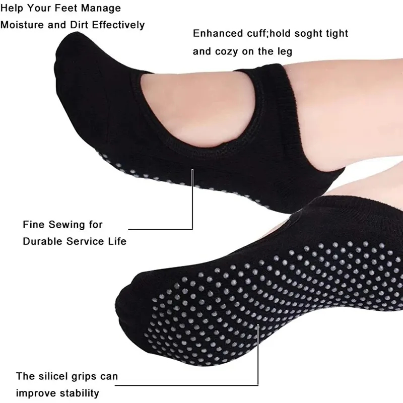 Chaussettes de yoga antidérapa - Pilates Yoga And Gym avis et prix